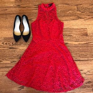 NWOT Red Lace Dress